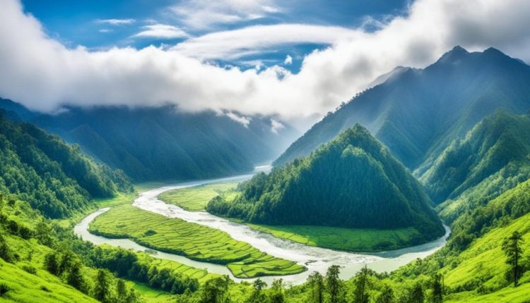 Breathtaking landscapes of Arunachal Pradesh, the Land of the Rising Sun, showcasing its serene beauty and vibrant culture.