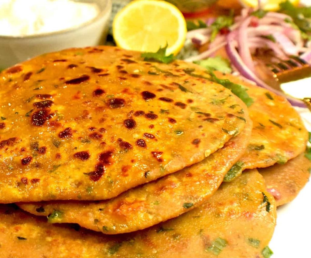 "Besan Masala Roti – a traditional Haryanvi dish from Jhajjar, the gateway to Haryana’s rich legacy"